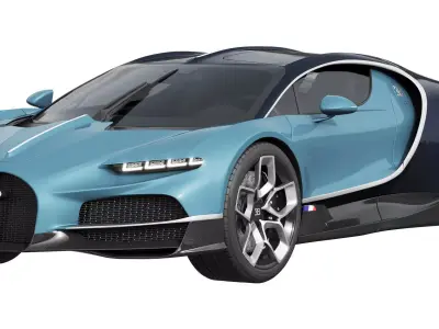 Bugatti Tourbillon 3D model