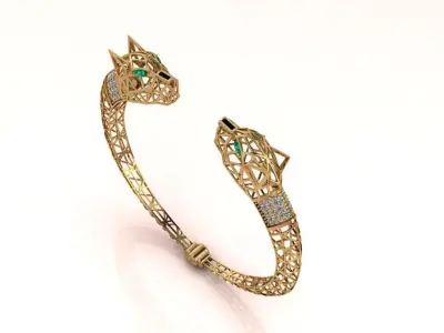 Panthere Venus Jewelry model - for Her 3D print model