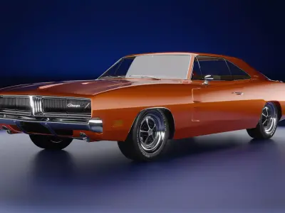 1969 Dodge Charger RT 3D model