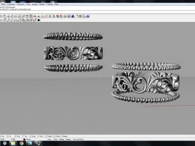  Rings ready for 3d print 3D print model