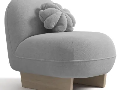 Ingrid Sherpa Chair 3D model