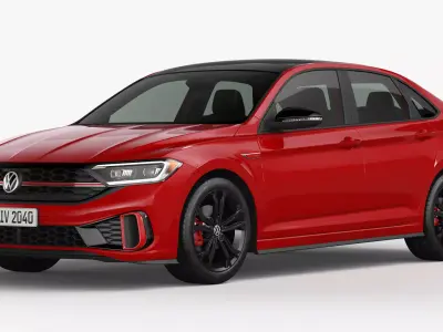 Volkswagen Jetta GLI 2022 3D model