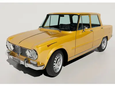 1967 Alfa Romeo Giulia Super 1600 3D model