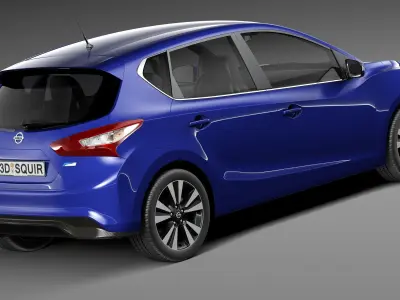 Nissan Pulsar 2015 3D model