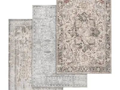 Rug Set 566 3D model