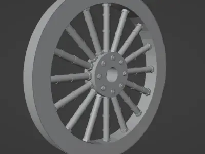 WHEEL FOR CURT 3D model