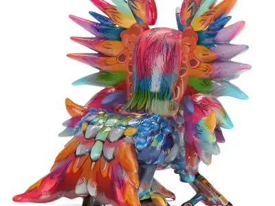 alebrije owl 03 3D model