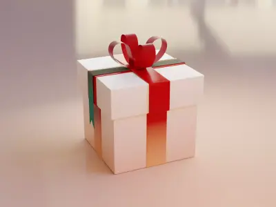 Gift Box 3D Model Free 3D model