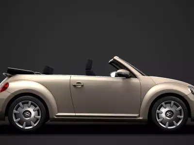 VW Beetle Final Edition Convertible 2020 3D model