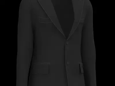 Male blazer jacket Free 3D model