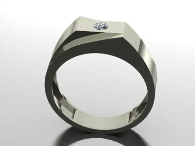 man ring 3D print model