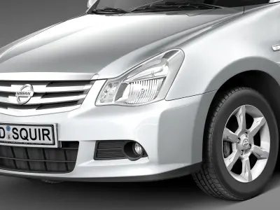 Nissan Almera 2013 3D model