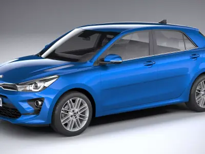 Kia Rio 2021 3D model purchase