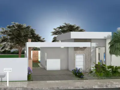 House 3 Bedrooms With Pool  3D model