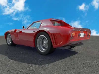 1963 Ferrari 250 GTO 3d model 3D model