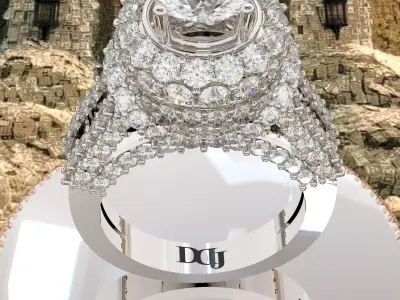 WomenRing 3D print model