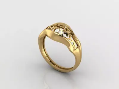 Women Plain Ring Ready STL 3DM Models Womens Rings 3D models 3D print model