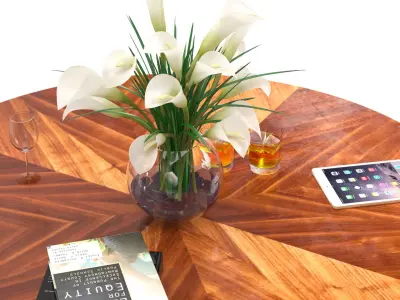 Dining set 04 3D model