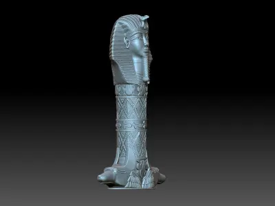Tutankhamun egyptian scepter 3D print model