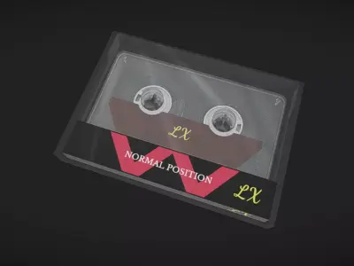 PBR Tape  Low-poly 3D model