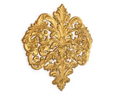 Classic decor ornament carved 47  3D model