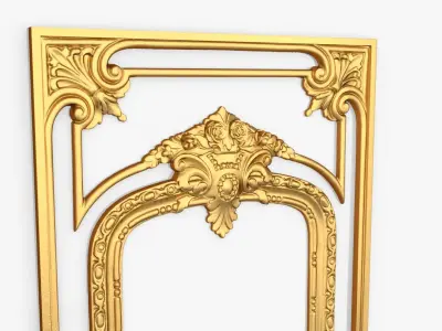 Classic decor ornament 110 3D model