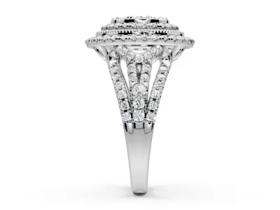 Engagement rings 3D print model