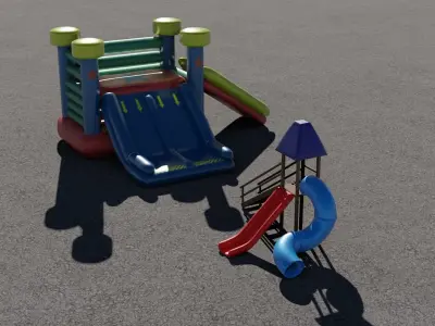 Slide and Inflatable 3D models 3D Model Collection