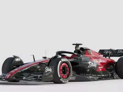 F1 Alfa Romeo C43 2023 Low-poly 3D model