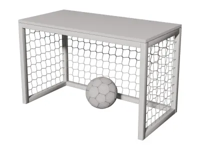 Puins Goal Soccer Desk Table 3D model
