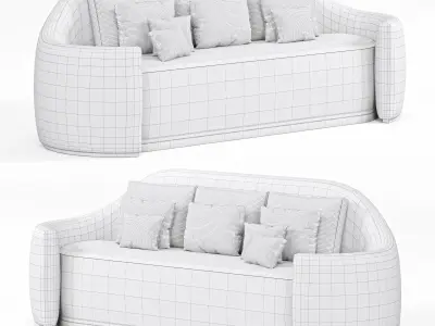 Milos sofa 3D model