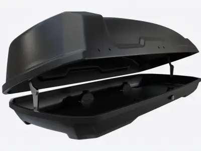 Car Cargo Roof Box Open 3D model