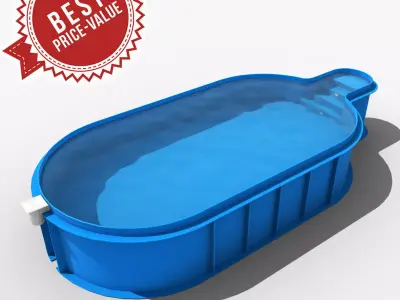 Oval Laguna Stred 3D model