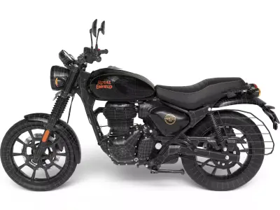 Royal Enfield Hunter 350 - Factory Black - Realistic 3D Model Low-poly 3D model
