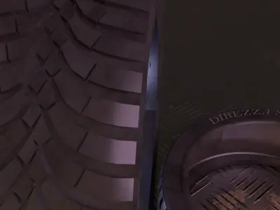 Winter tire 3D model