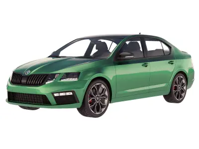 Skoda Octavia RS 2017 3D model