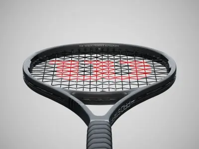 Wilson Pro Staff RF97 Autograph Black 3D model