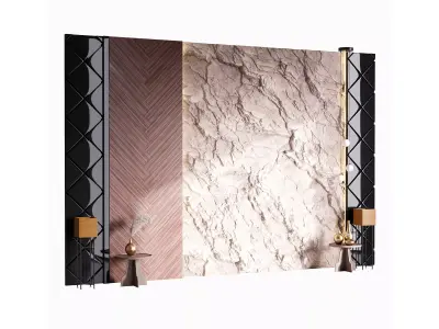 Decorative Wall panel  15 3D model purchase