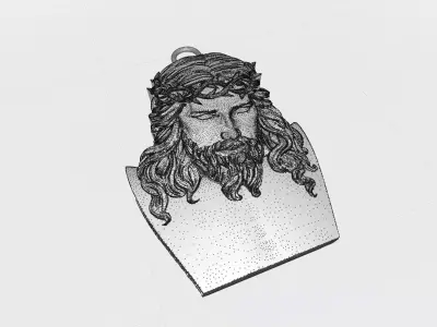 JESUS PENDANT 3D model