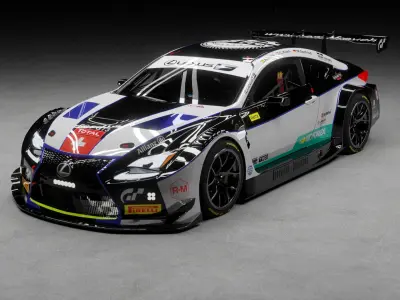 Lexus RC F GT3 3D model