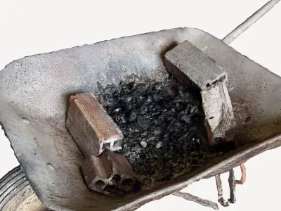 Wheelbarrow 3D print model