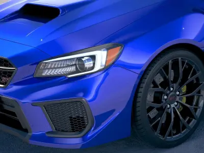 Subaru WRX STI 2018 3D model