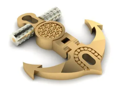 Anchor-DIJE ANCLA REF ANC - PEQ - 001 3D model