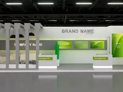 3D Model Exhibition Booth 3D model