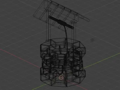 Well Model Low-poly 3D model