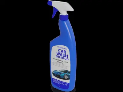 Other car care Car Wash Shampoo Low-poly 3D model
