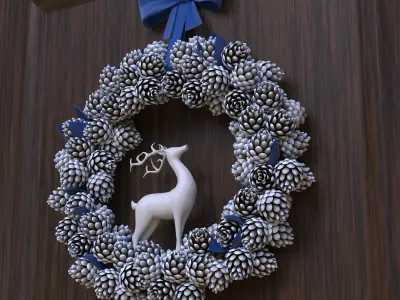 Christmas Wreath 3D model