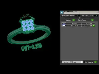FASION RING 3D model 23