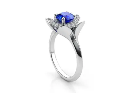 Lotus ring  3D print model