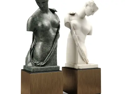 Aphrodite Psyche sculpture 3D model